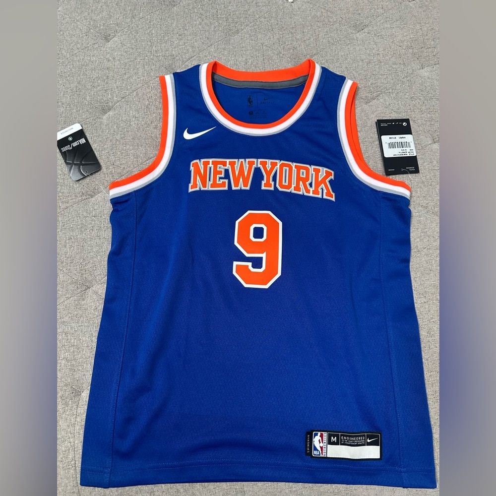 Nike Blue and Orange Kids Jersey